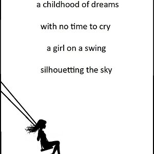 Media 'Silhouette girl on a swing.jpg' in album 'Silhouettes and Poetry'